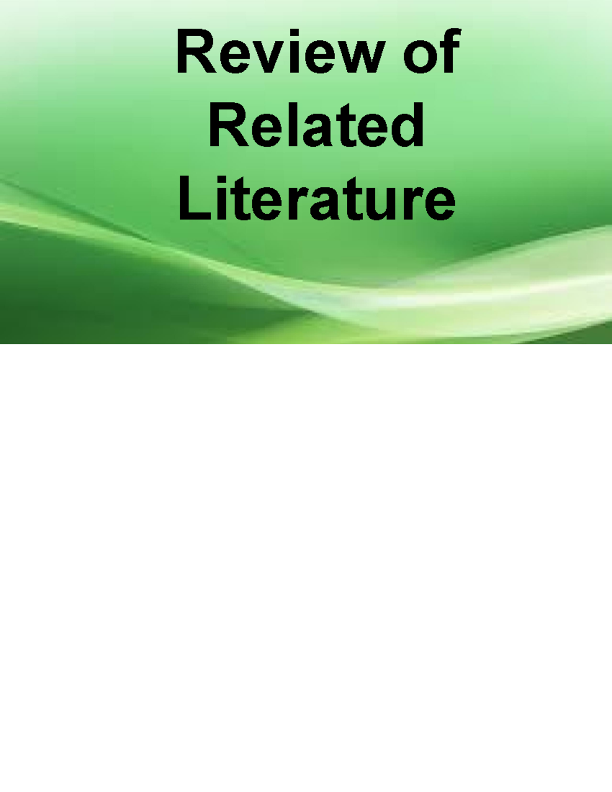 2023 PR2 Q2 Lesson 5: Understanding Literature Review in Research - Studocu