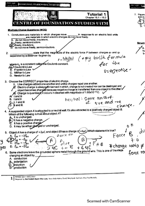 Tuto 6 - tutorial - PHY 098 2021/ SERWAY VUILLE,COLLEGE PHYSICS,11TH ...