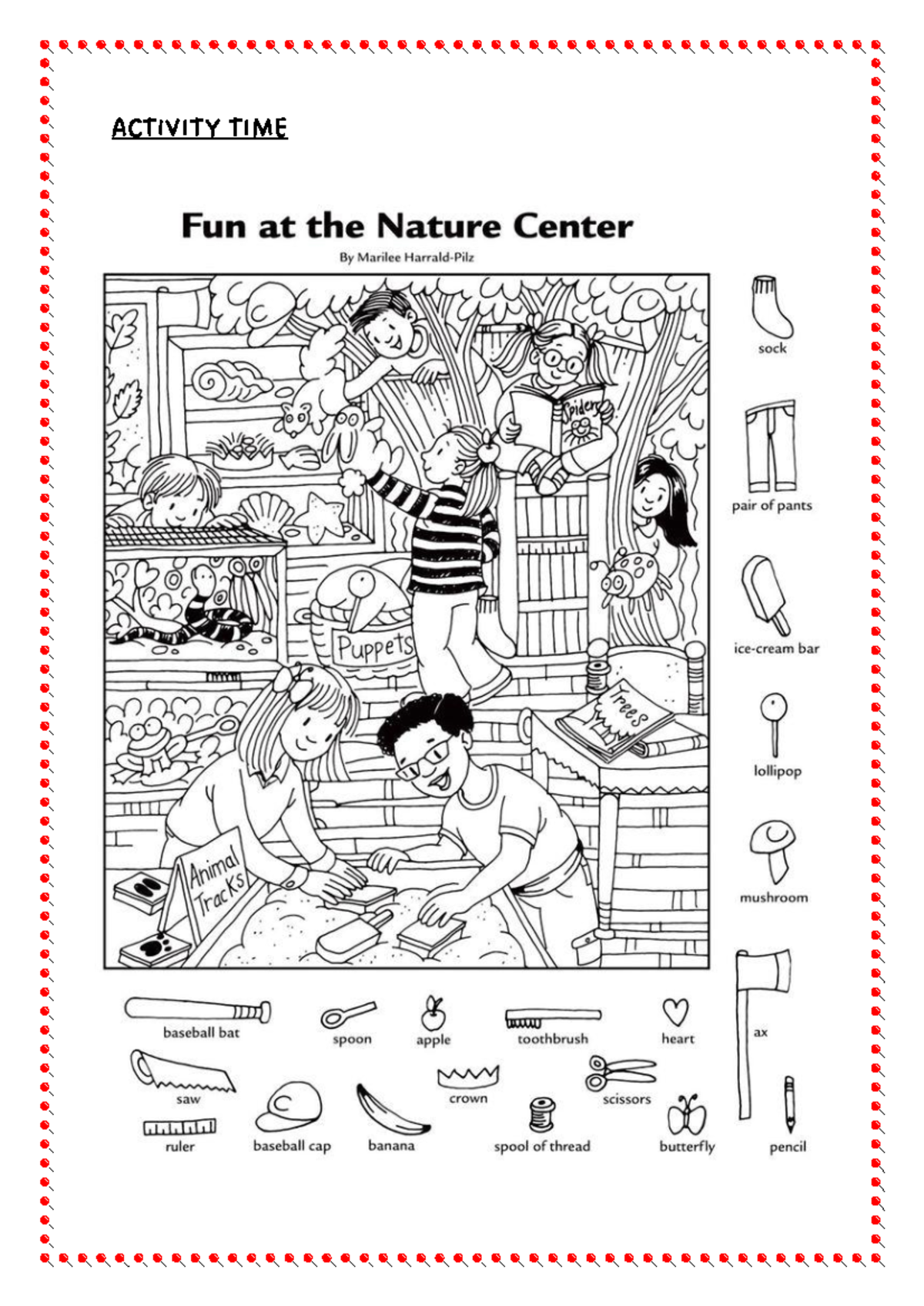 Activity Time - math - ACTIVITY TIME Fun at the Nature Center Marilee ...
