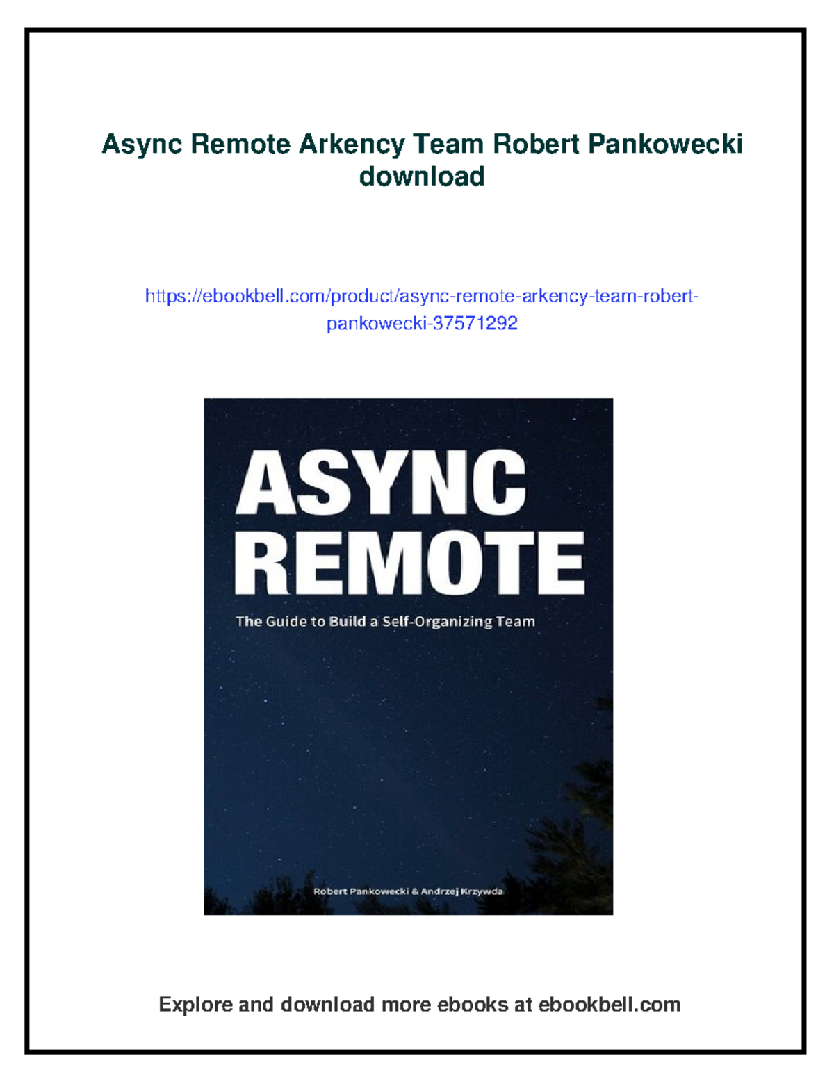 Async Remote Collaboration Techniques for Agile Teams - Robert ...