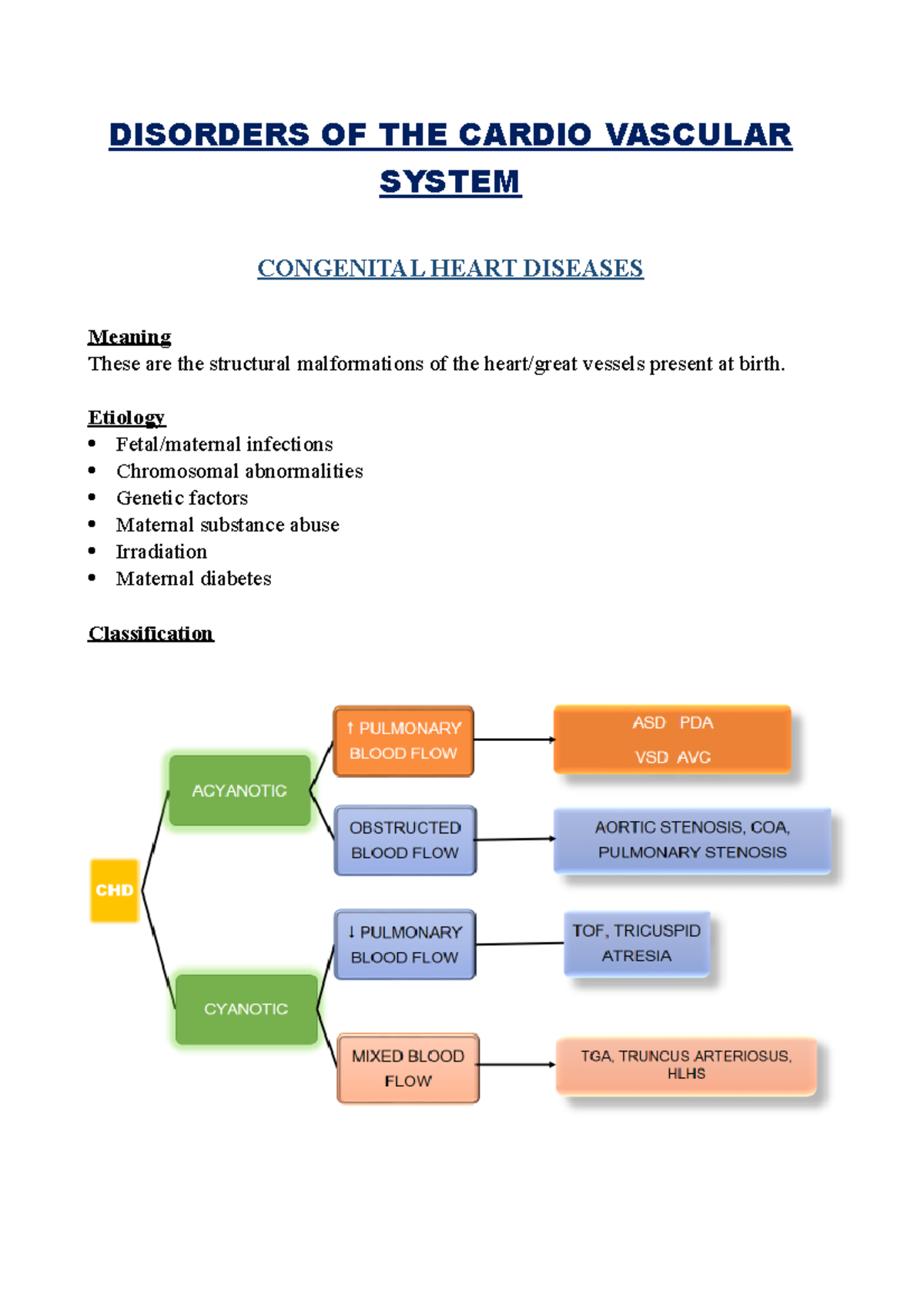 ASD \u0026 VSD Class 1 Notes: Understanding Septal Defects in Congenital Heart  Disease - Studocu, image size:1200x1698
