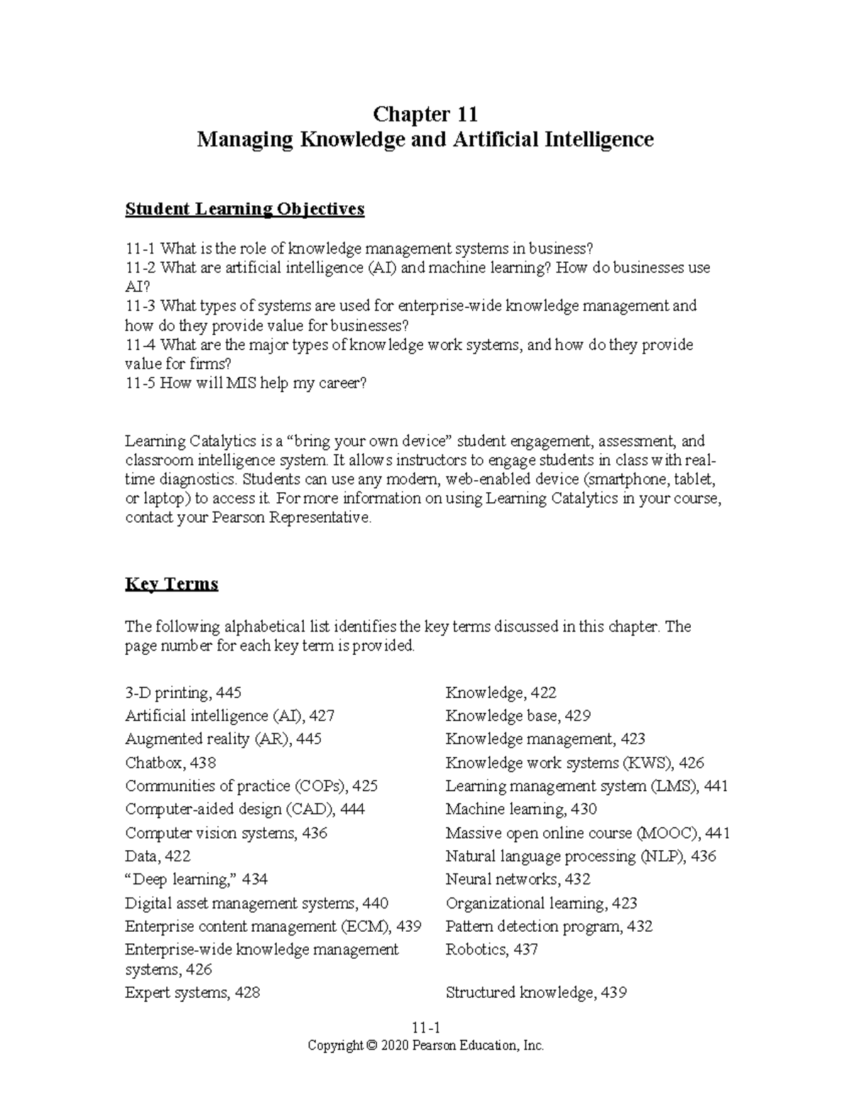 MIS16E-11 - Knowledge Management & AI Lecture Notes - Studocu