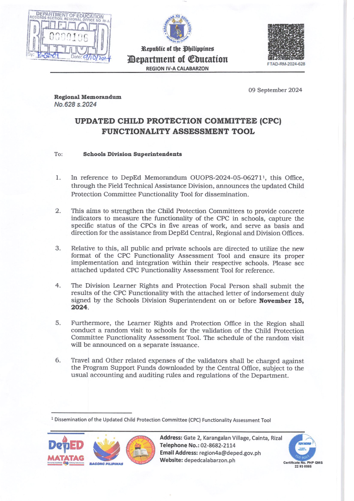 RM-2024-628 - Updated Child Protection Committee Functionality Tool ...