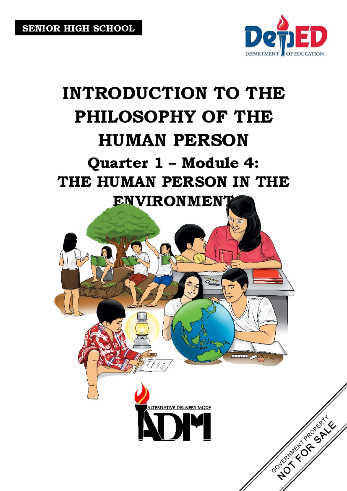 Philo Q1 Mod4 The-Human-Person-in-the-Environment - INTRODUCTION TO THE ...