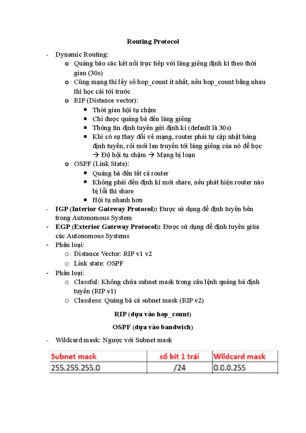 Dynamic Routing Protocols: RIP & OSPF Overview (19-03) - Studocu