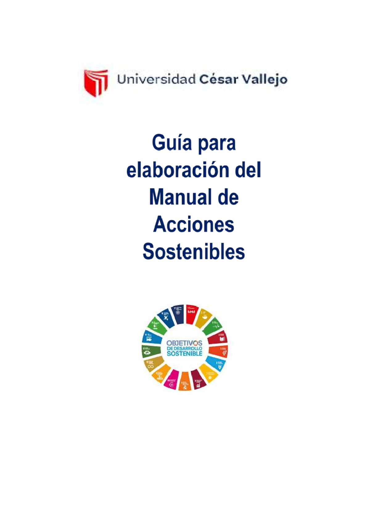 Guía del Manual de Acciones Sostenibles 2025-1 - Studocu