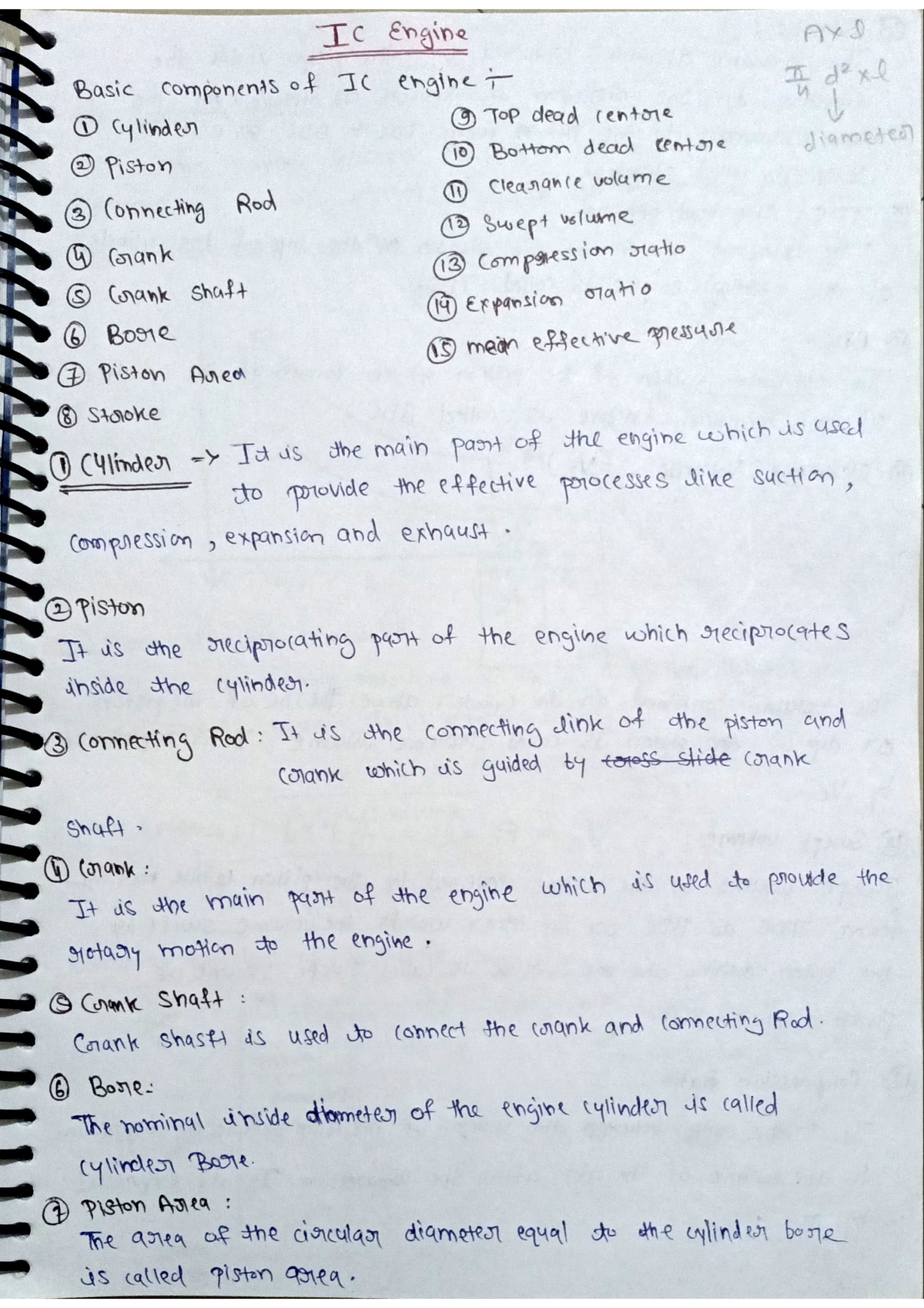 IC Engine II: Key Components and Processes - Unit 5 Class Notes - Studocu