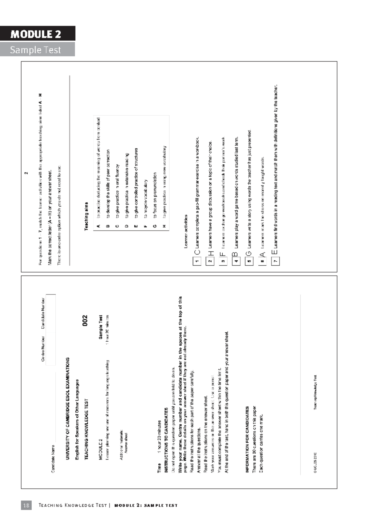 Test 3 Module II Answer Key - Multiple Sample Responses - Studocu