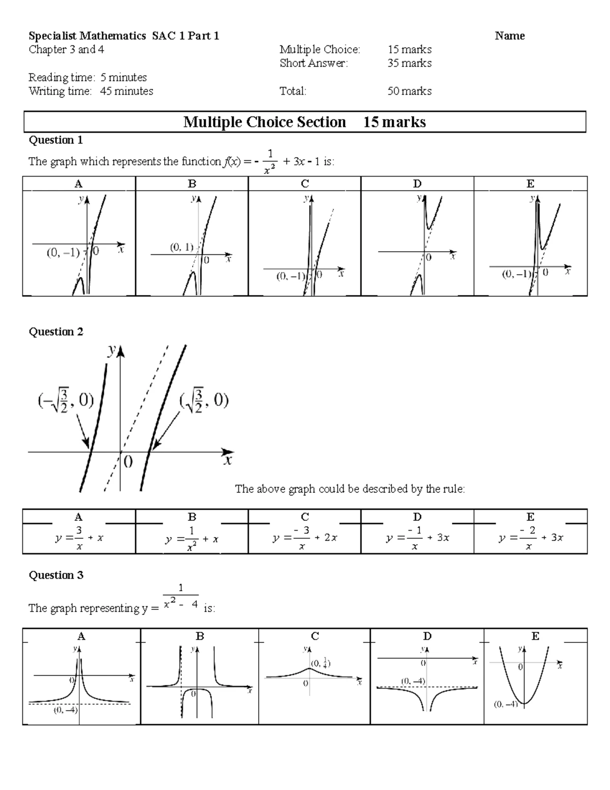 Complex Numbers Revision Booklet - Exam Qs & Solutions - Studocu