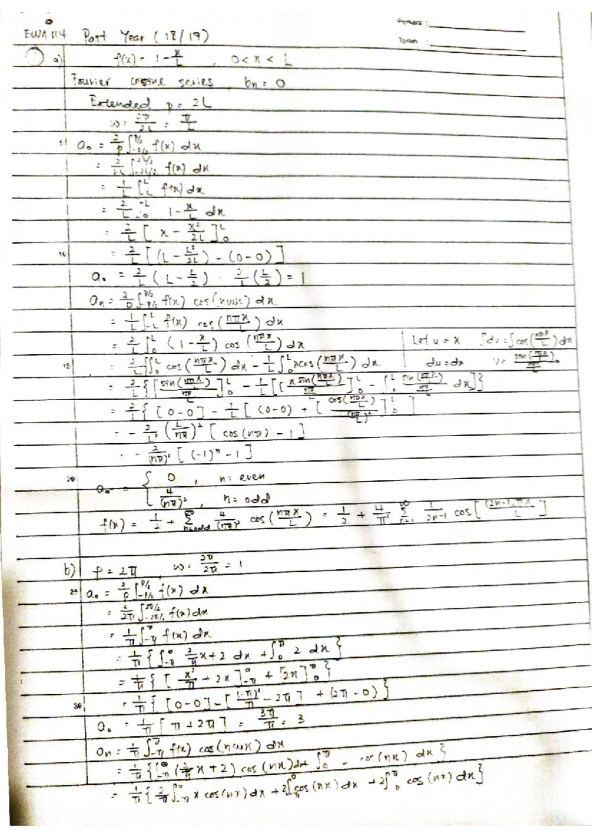 EUM 114 18-19 Final Exam Answers - Studocu