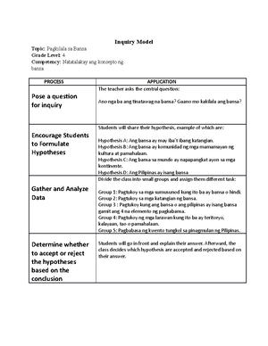 Araling panlipunan - This is an activities in social studies. - ELED ...