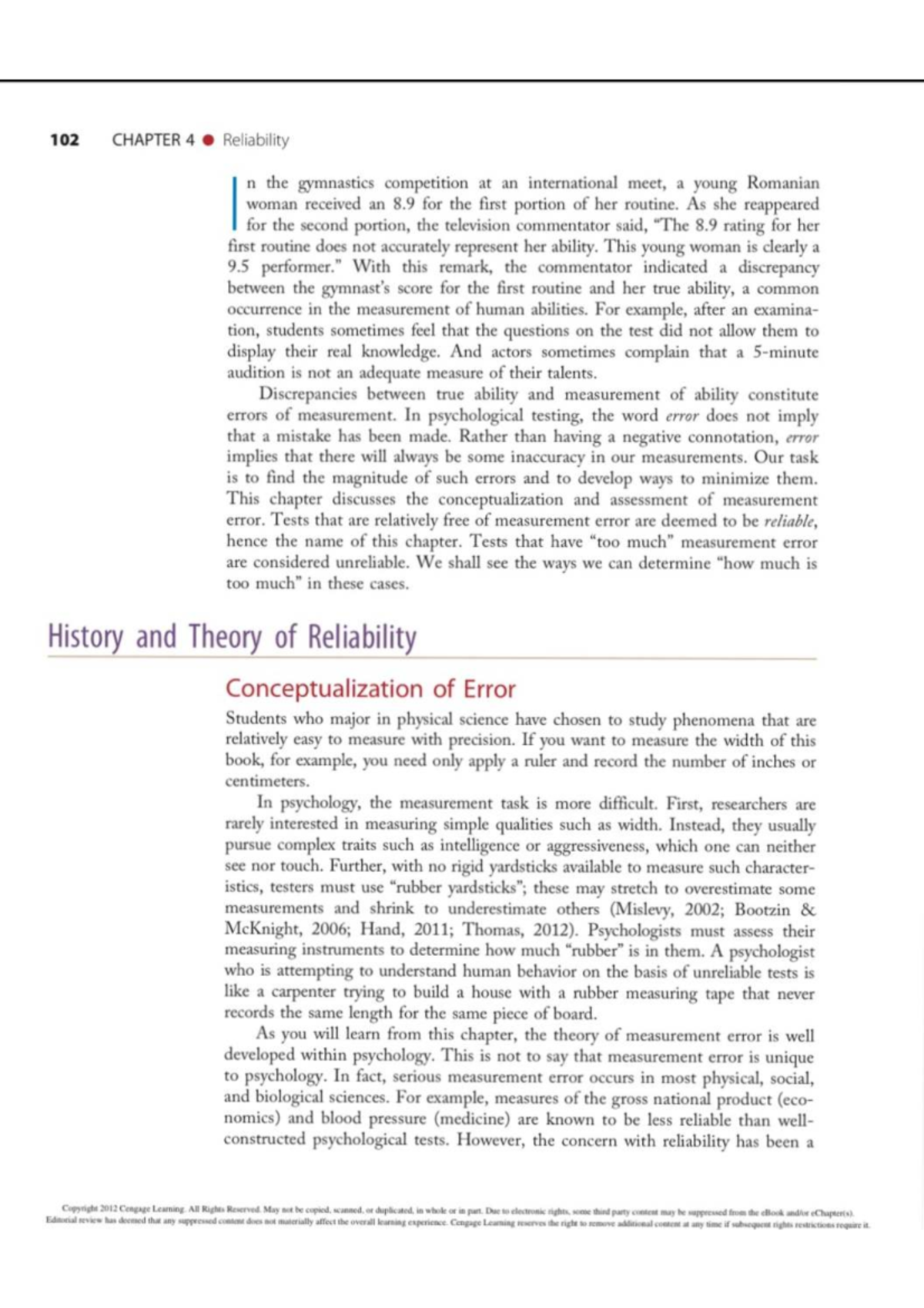 102 Chapter 4: Understanding reliability and measurement error in ...