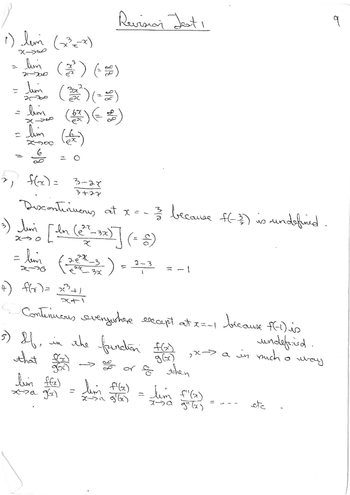 Math N5 Chapter 2 - Differentiation Revision Notes - Studocu