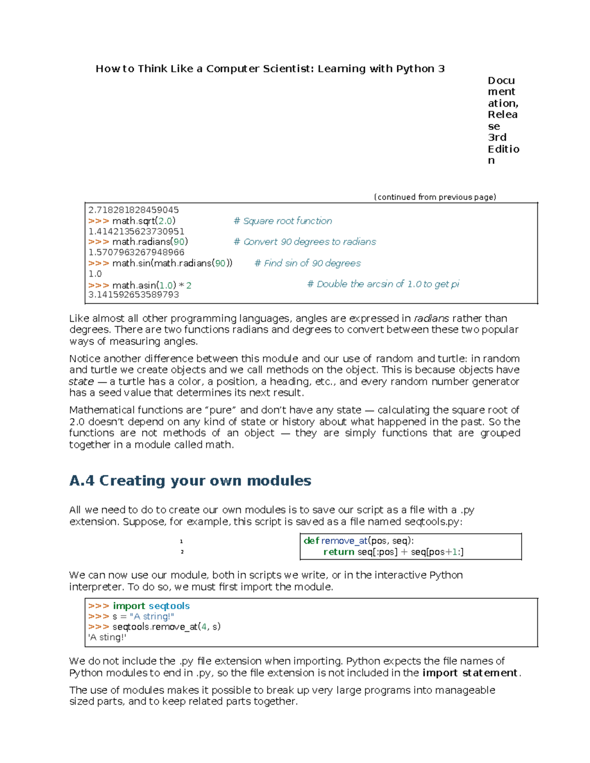 How to Think Like a Computer Scientist version 3 270 - How to Think ...