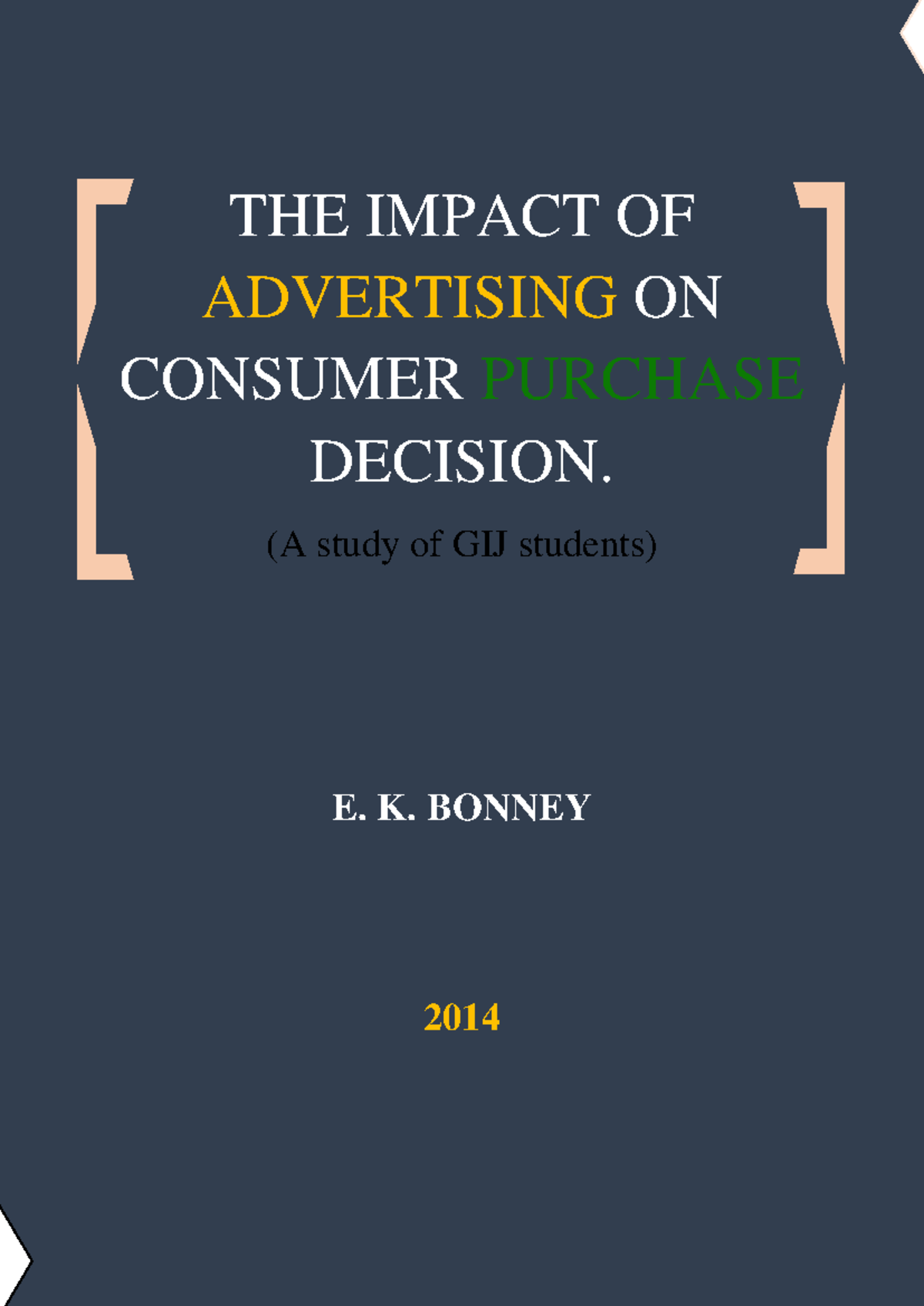 The Impact of Advertising on Consumer Pu 2 - THE IMPACT OF ADVERTISING ...