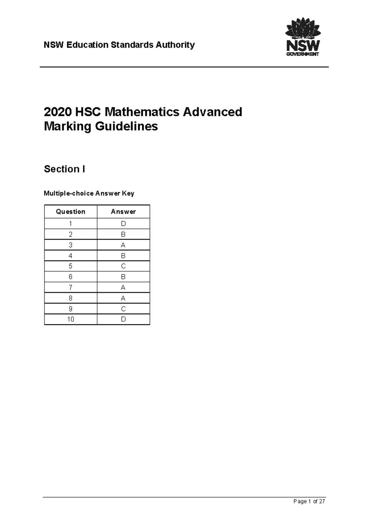 2020 hsc mathematics advanced mg - ####### NSW Education Standards ...