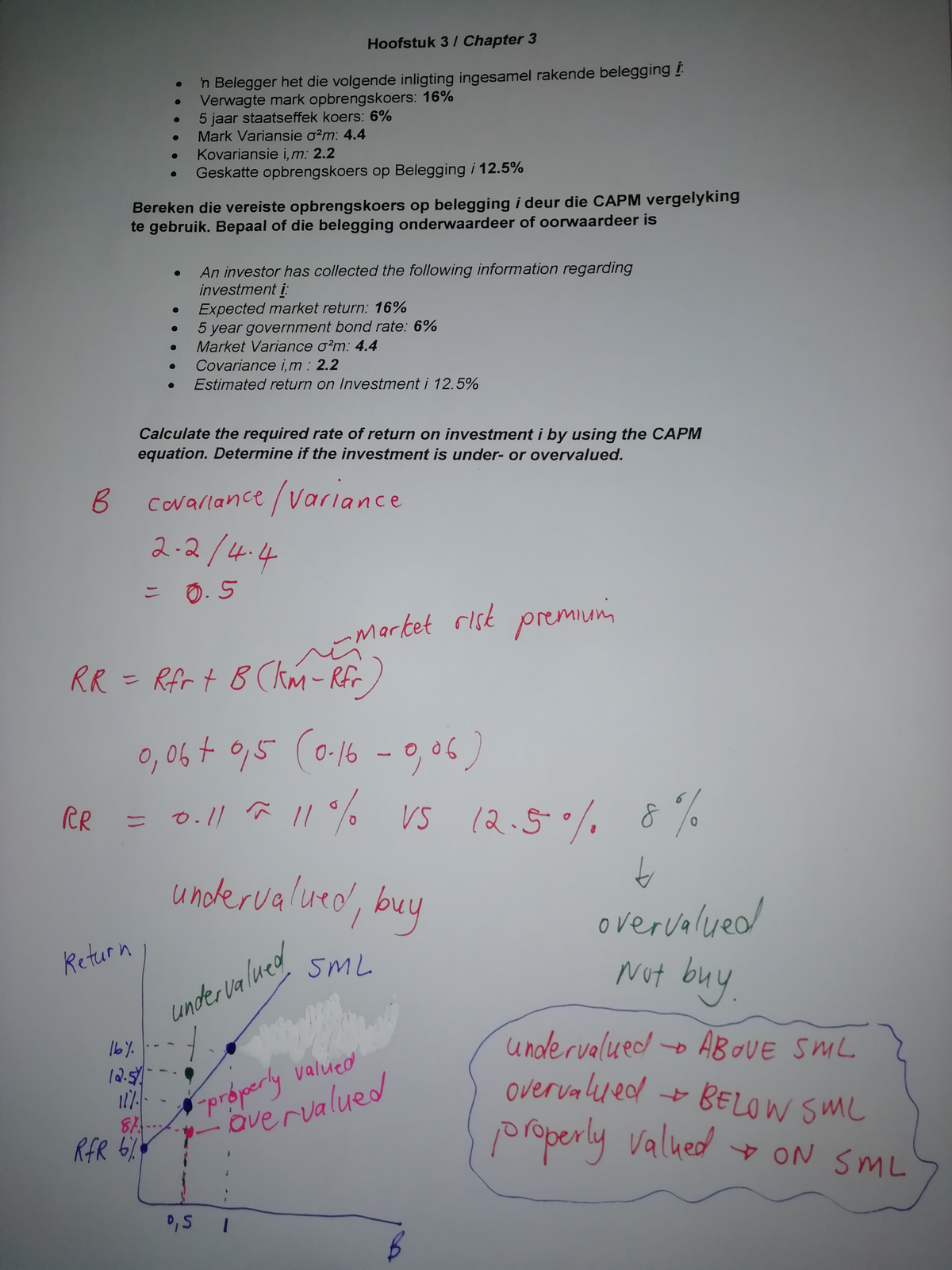 CAPM+Example+2 - EKRP221 CAPM+Example+2 chapter 3 - Hoofstuk 3 ...