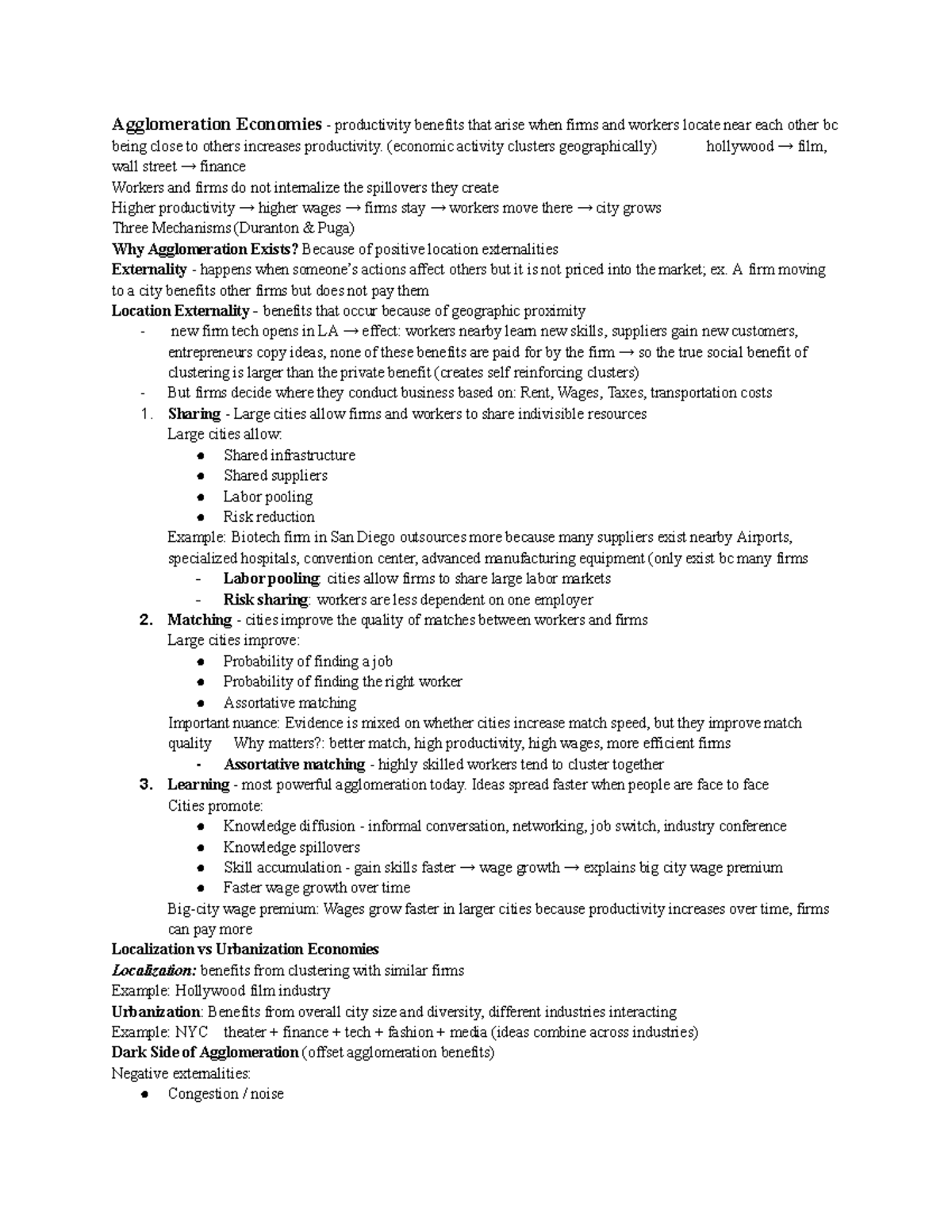 Red 362 Midterm 2: Agglomeration Economies and Urban Labor Markets ...