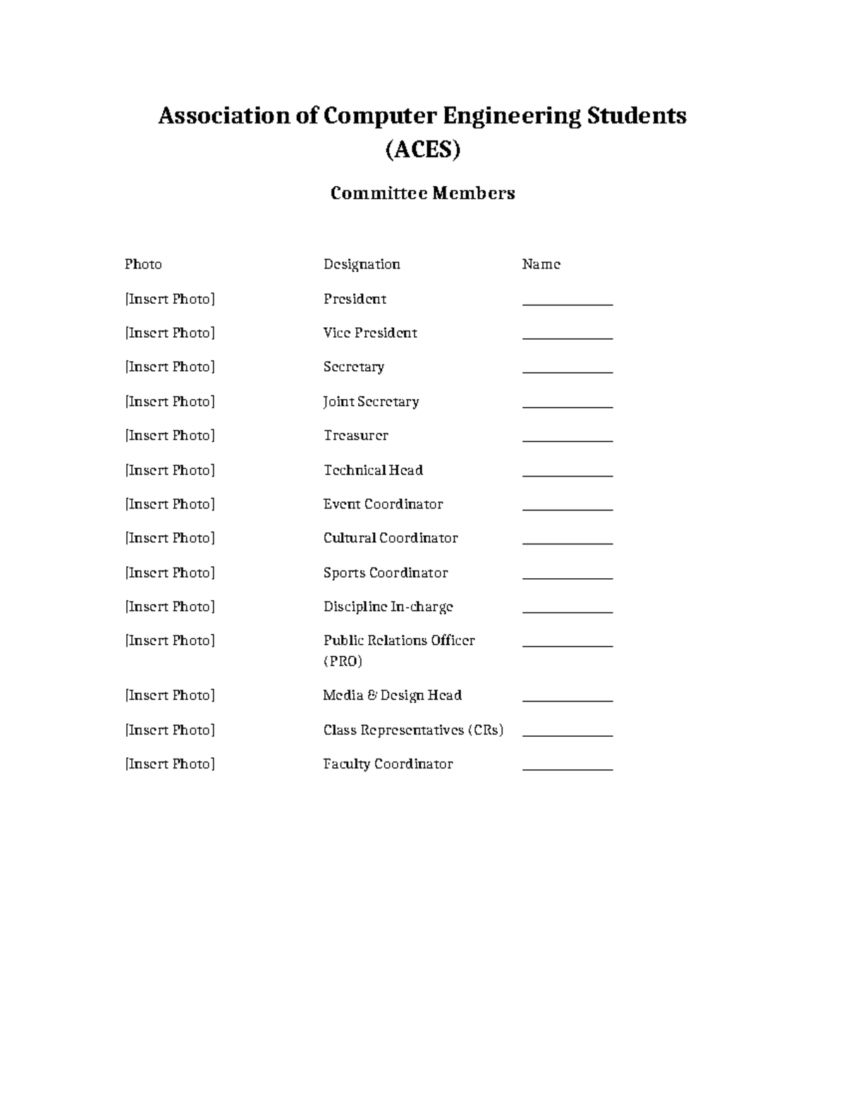 ACES Committee - Ggagagahqhbagagagagqggqhahq - Association of Computer ...