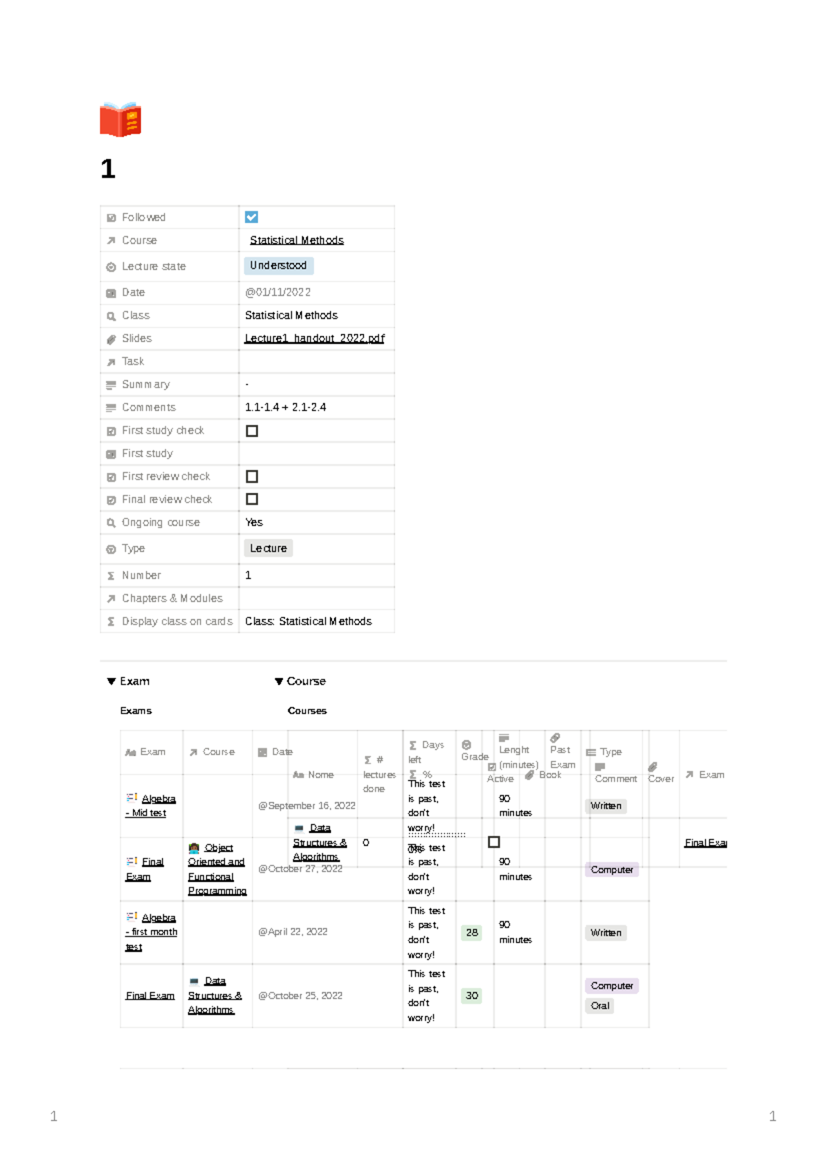 Statistical Methods Stat101 Lecture 1 Summary Task Overview