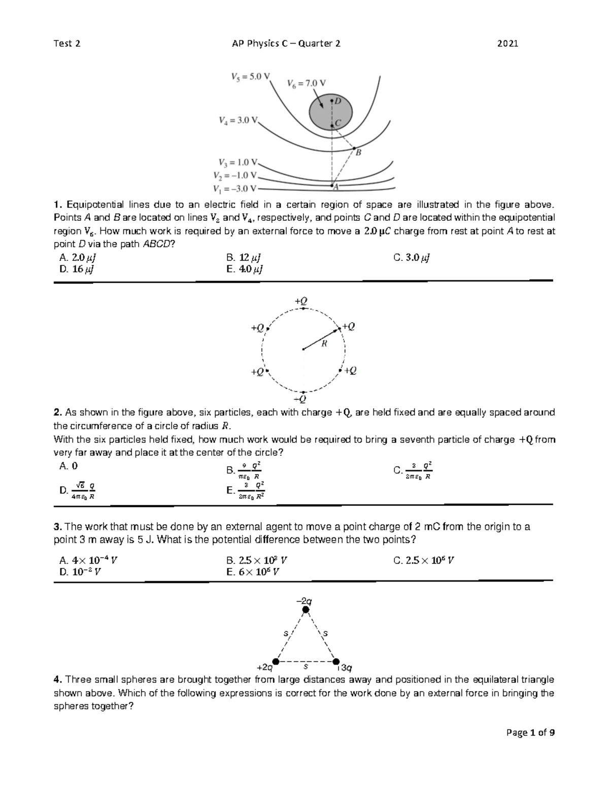 PhET Equipotential Lab 2021 for AP Physics - Charges & Fields - Studocu