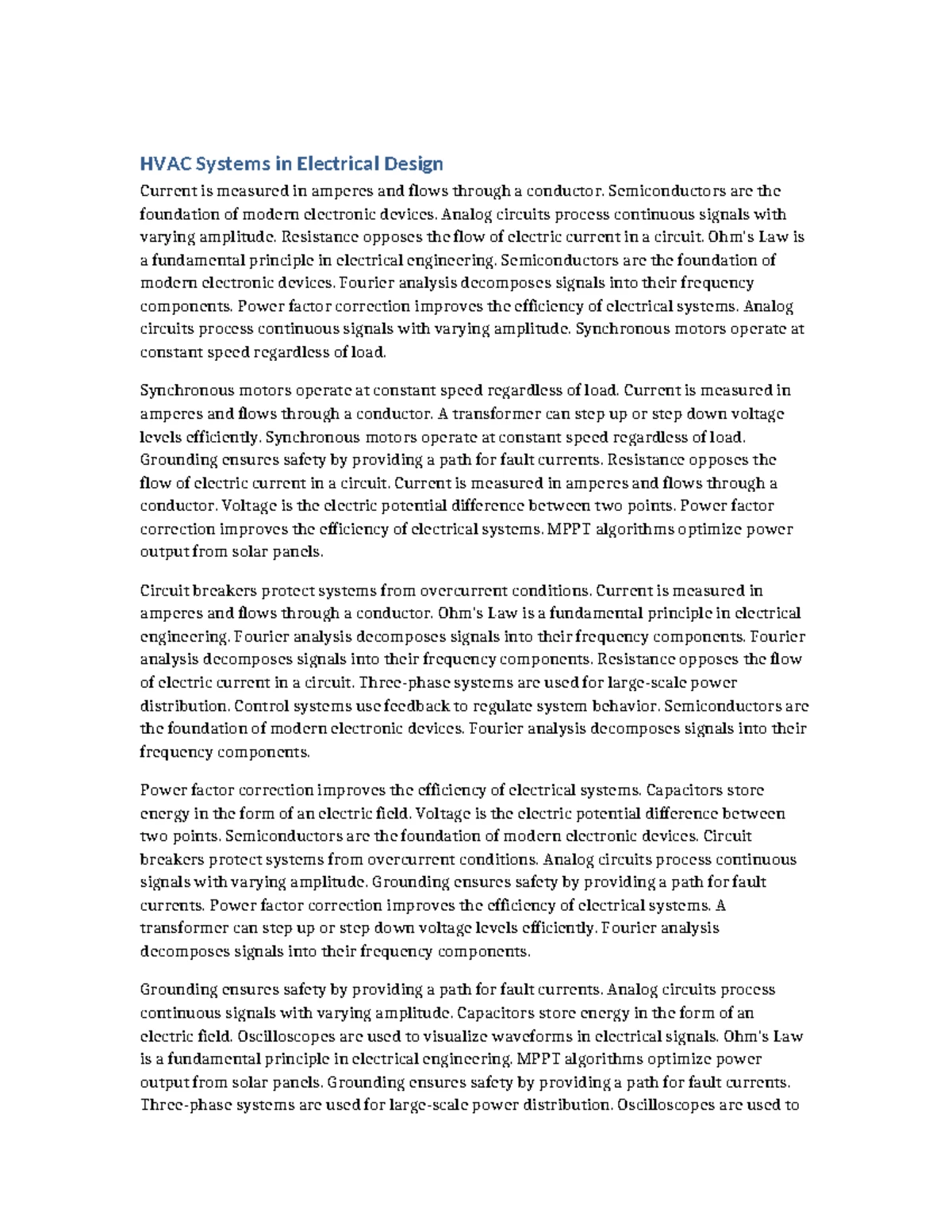Modern Electrical Measurement Systems: Key Concepts and Applications ...