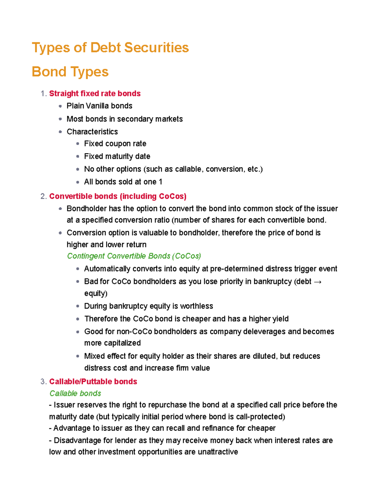 Types of Debt Securities: Overview of Bond Varieties and Features ...