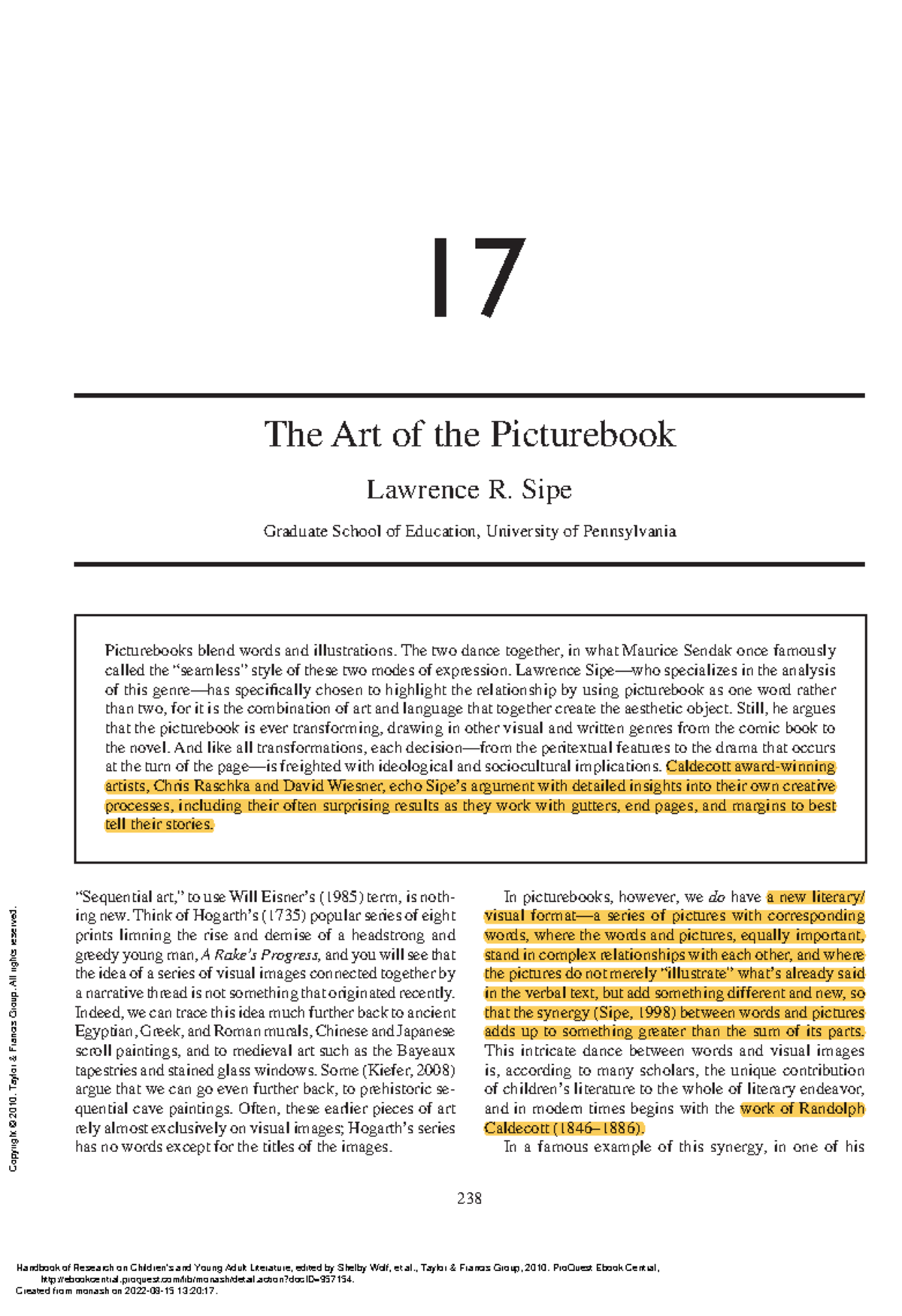 Handbook of Research on Children%27s and Young Adult - 17 The Art of ...
