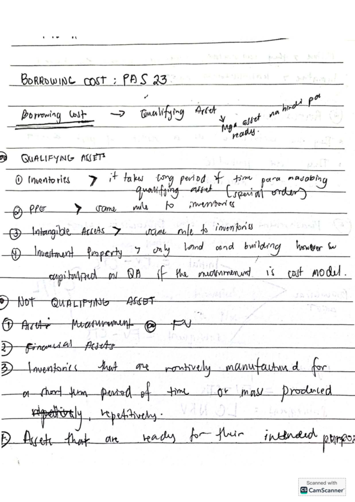 PAS-23 Notes: Key Concepts and Highlights for Review - Studocu