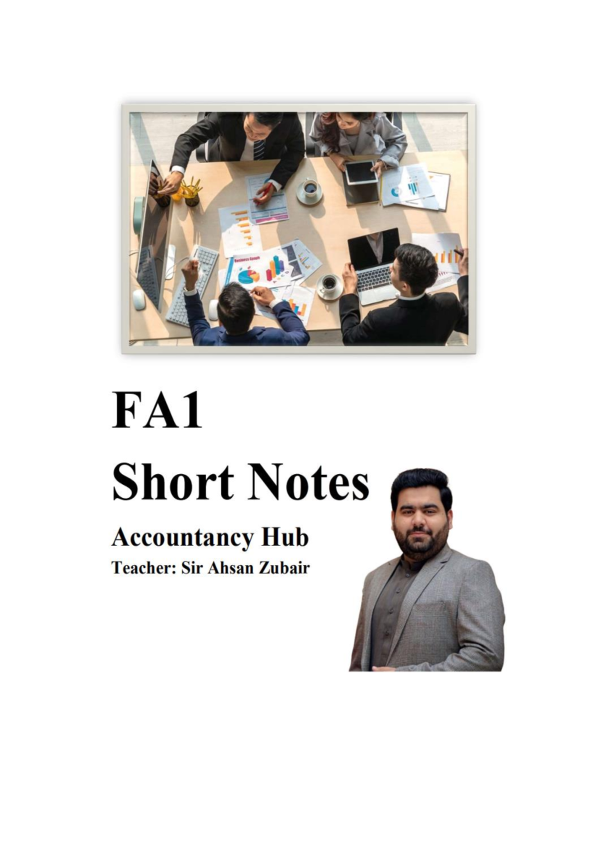 FA1 Accountancy HUB Short Notes: Key Concepts & Transactions - Studocu