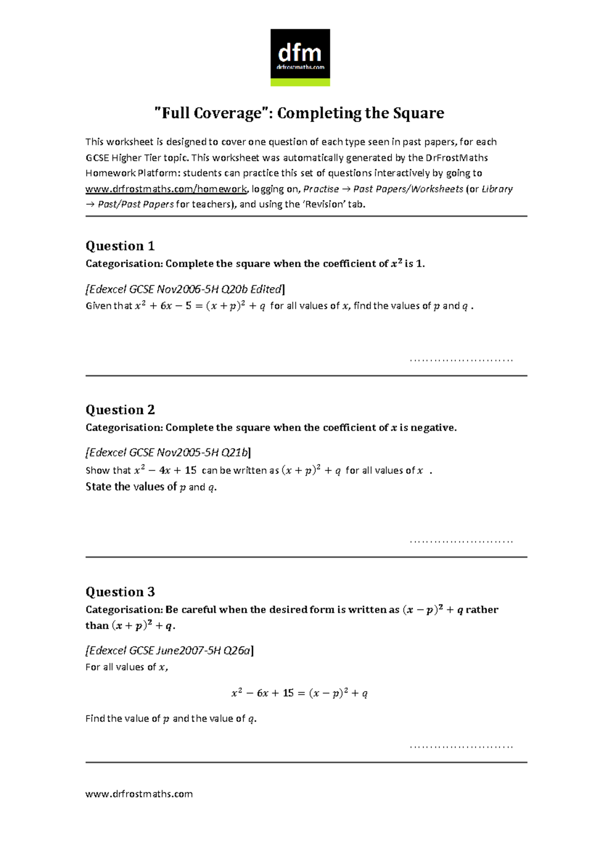 DFMFull Coverage-Completing The Square 2 - 