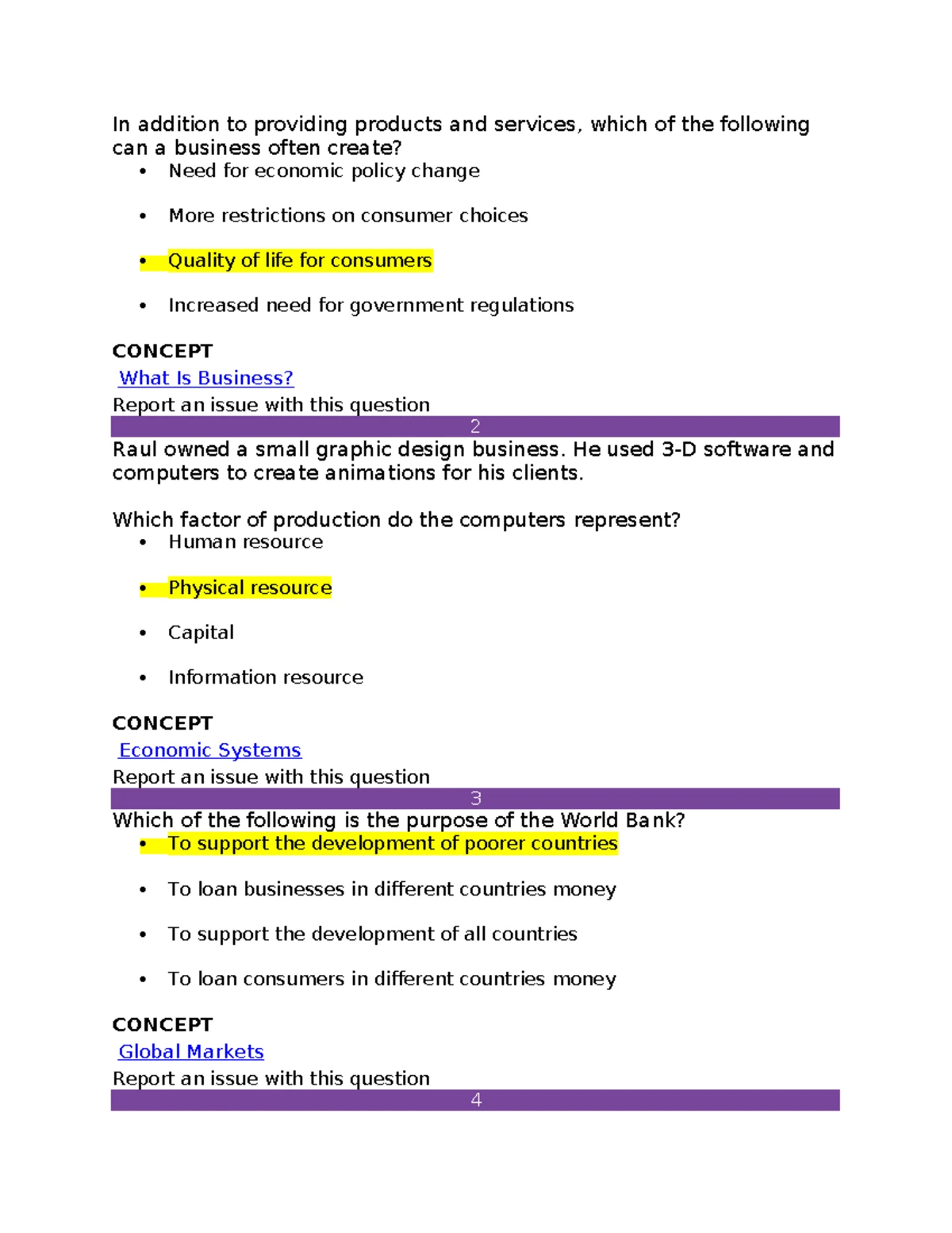Introduction to Business BUS101 Final Exam Review Notes - Studocu