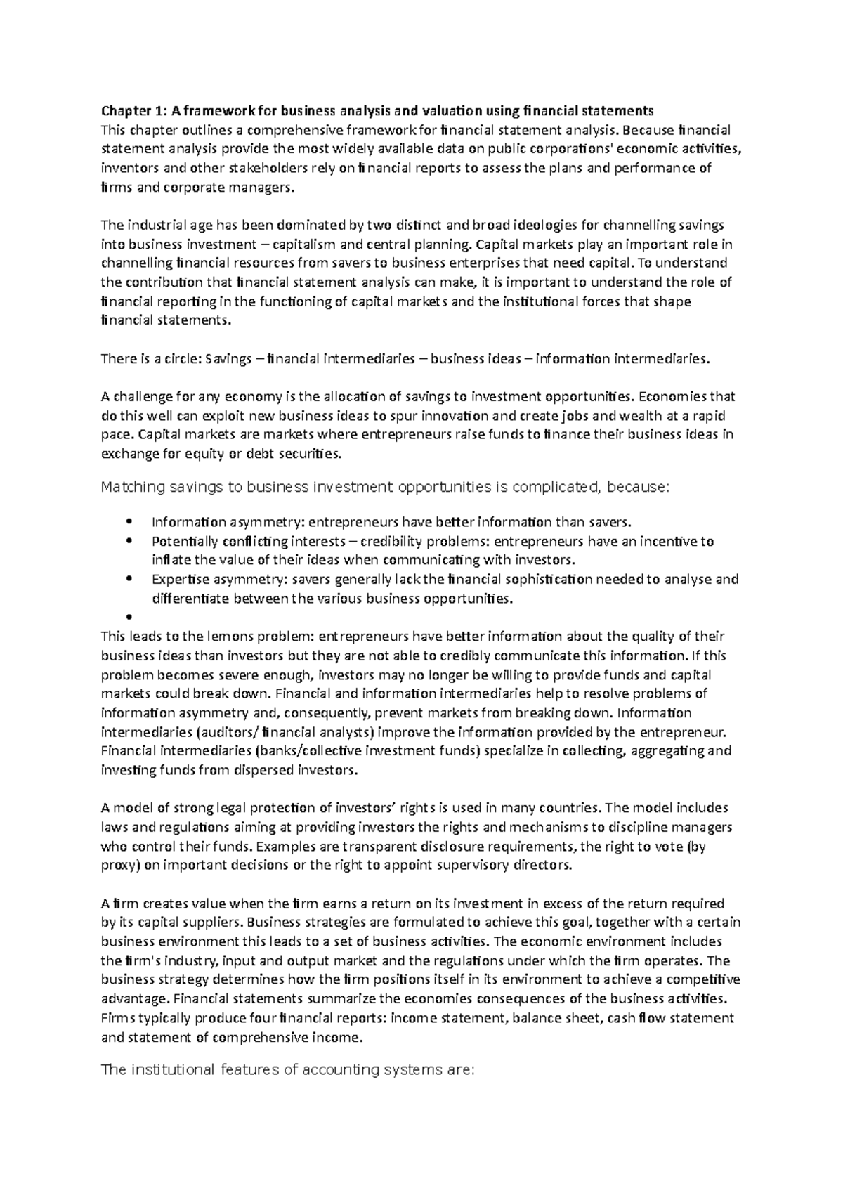 Business Analysis & Valuation - IFRS Standards Edition (5th