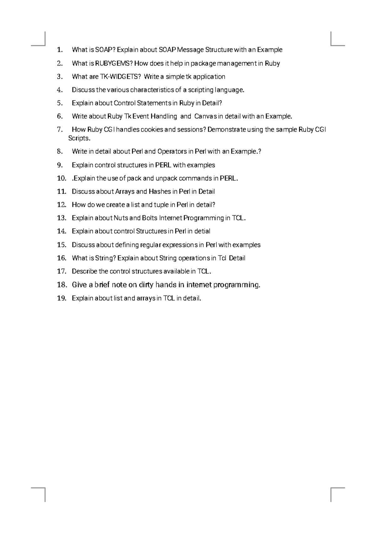 SL IMP Questions - SL Notes on SOAP, RUGEMS, Perl, and Tcl Concepts ...