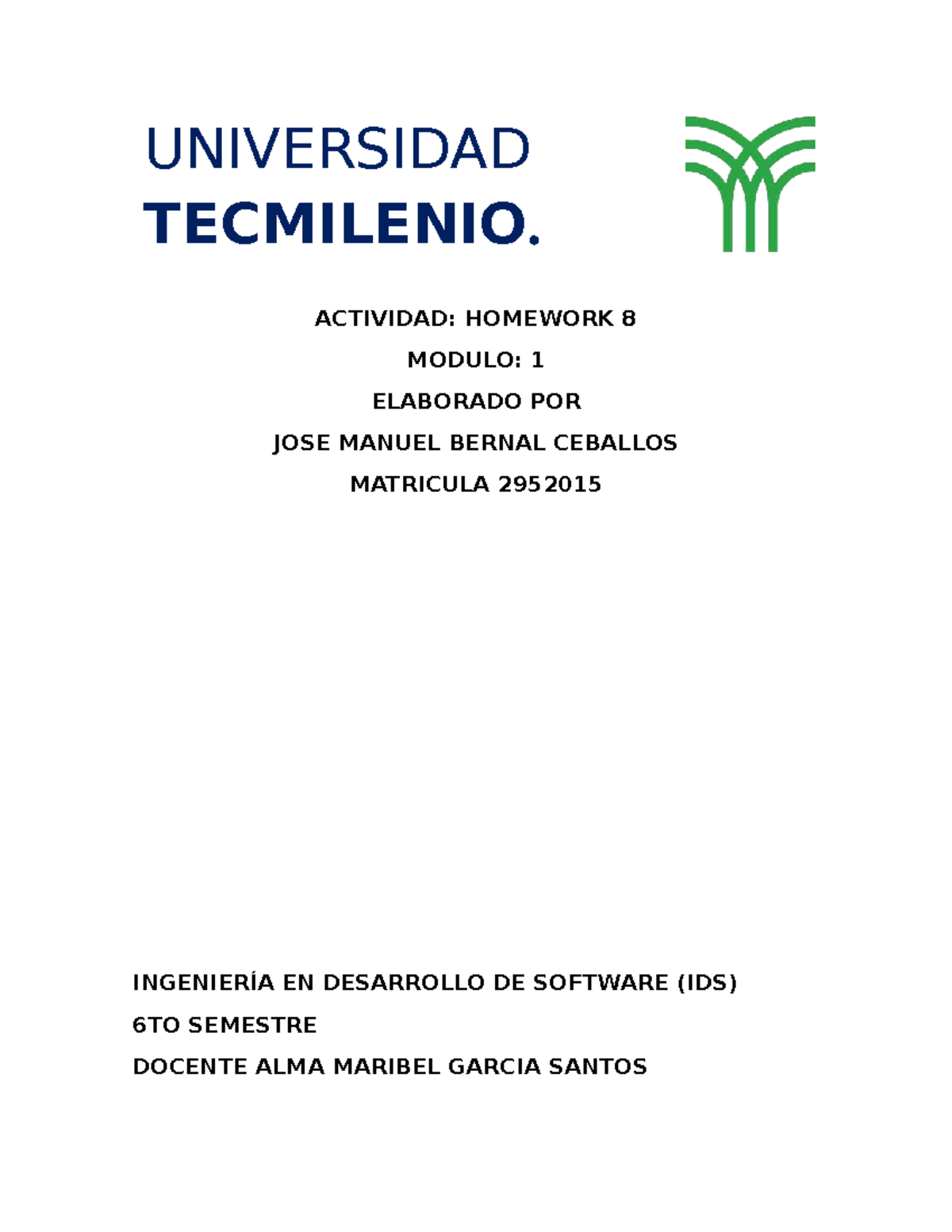 Homework 8: Networking Strategies in Advanced English (IDS 6TO) - Studocu