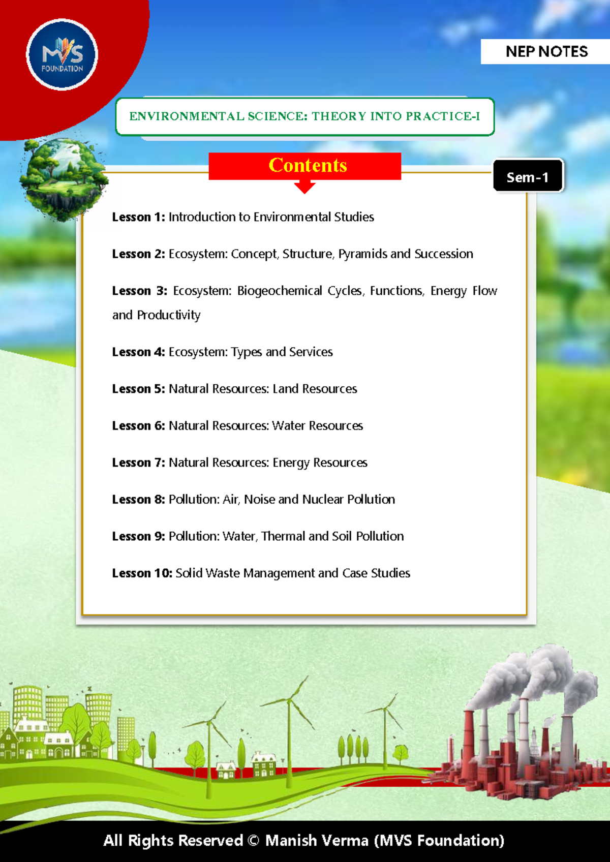 EVS 101: Final Exam Notes on Environmental Science Concepts - Studocu