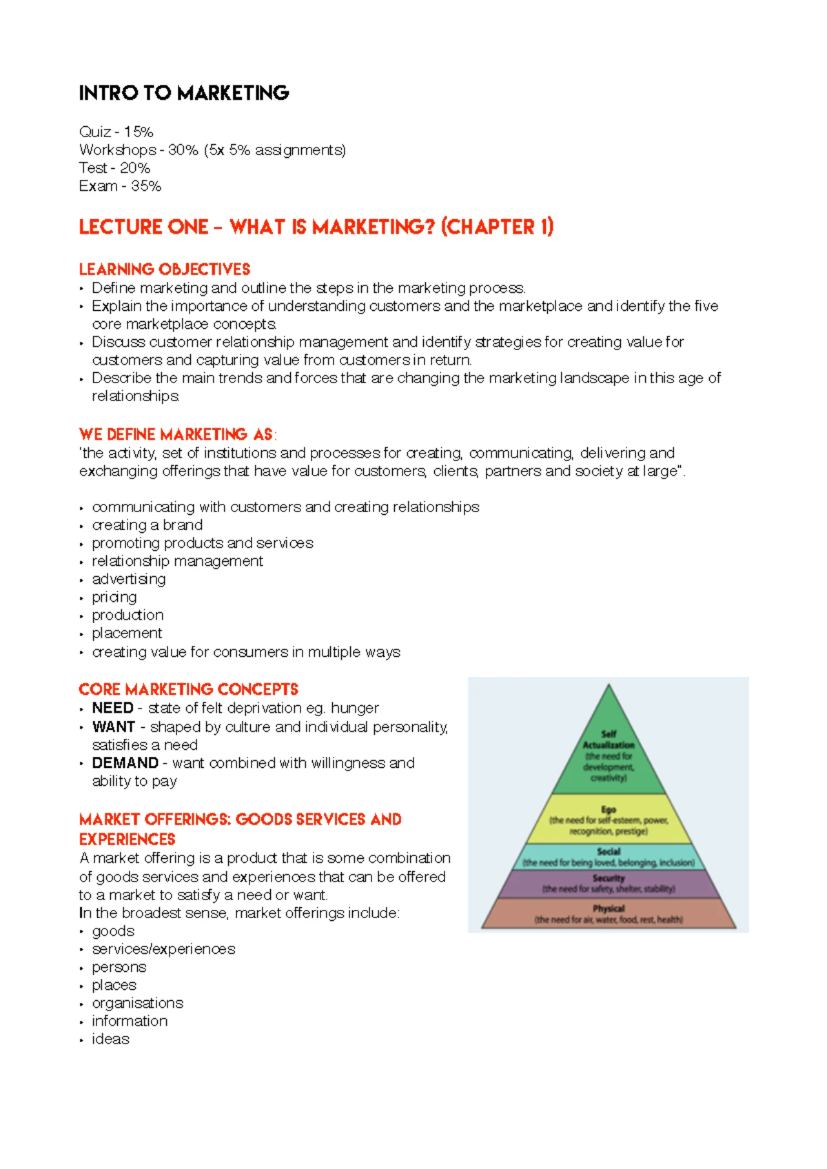 Lecture 3 notes - Lecture 3: Managing Marketing Information to Gain ...