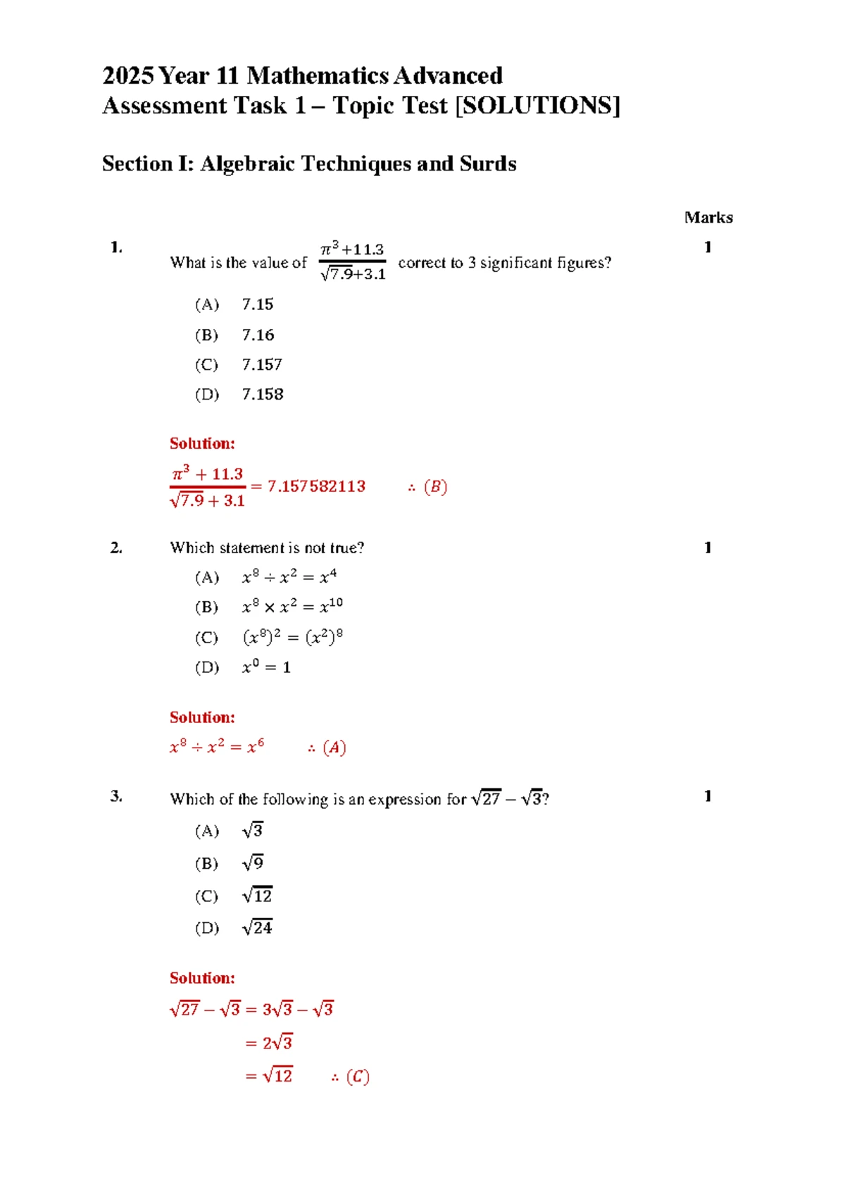 Term 1 Revision Sheet 1: Key Concepts and Review Notes - Studocu