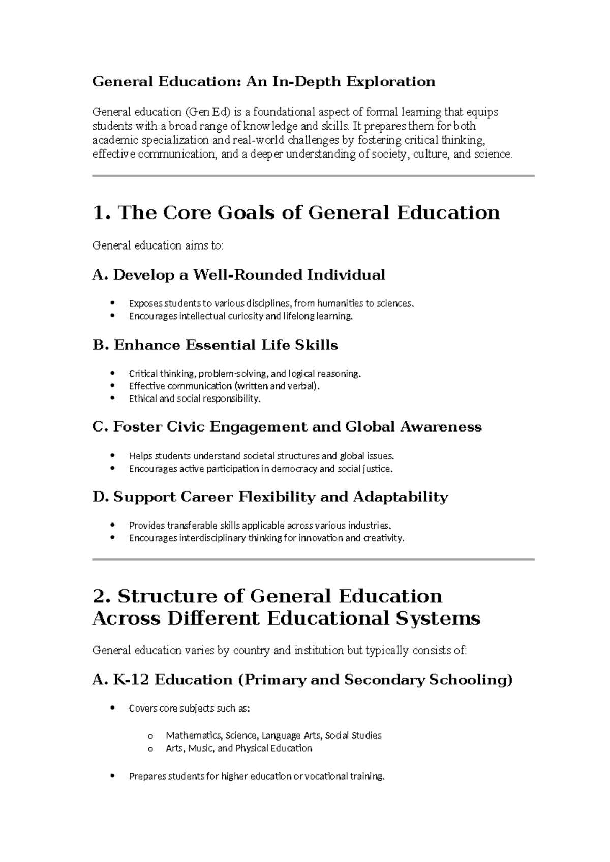 General Education New 3 - General Education: An In-Depth Exploration ...