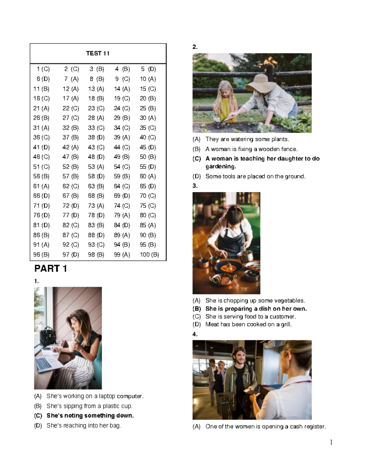 IELTS Test 11 Transcript: Listening Practice and Answers - Studocu