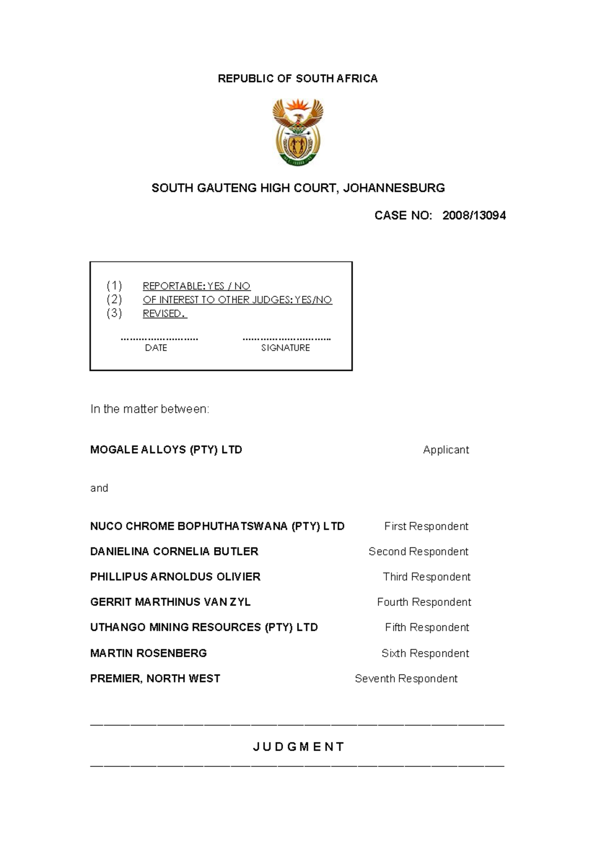 Nuco Case - S11: Analysis of Shareholding and Control Issues - Studocu