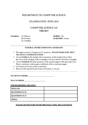 2017 06 CS1L June 2017 - RHODES UNIVERSITY DEPARTMENT OF COMPUTER ...