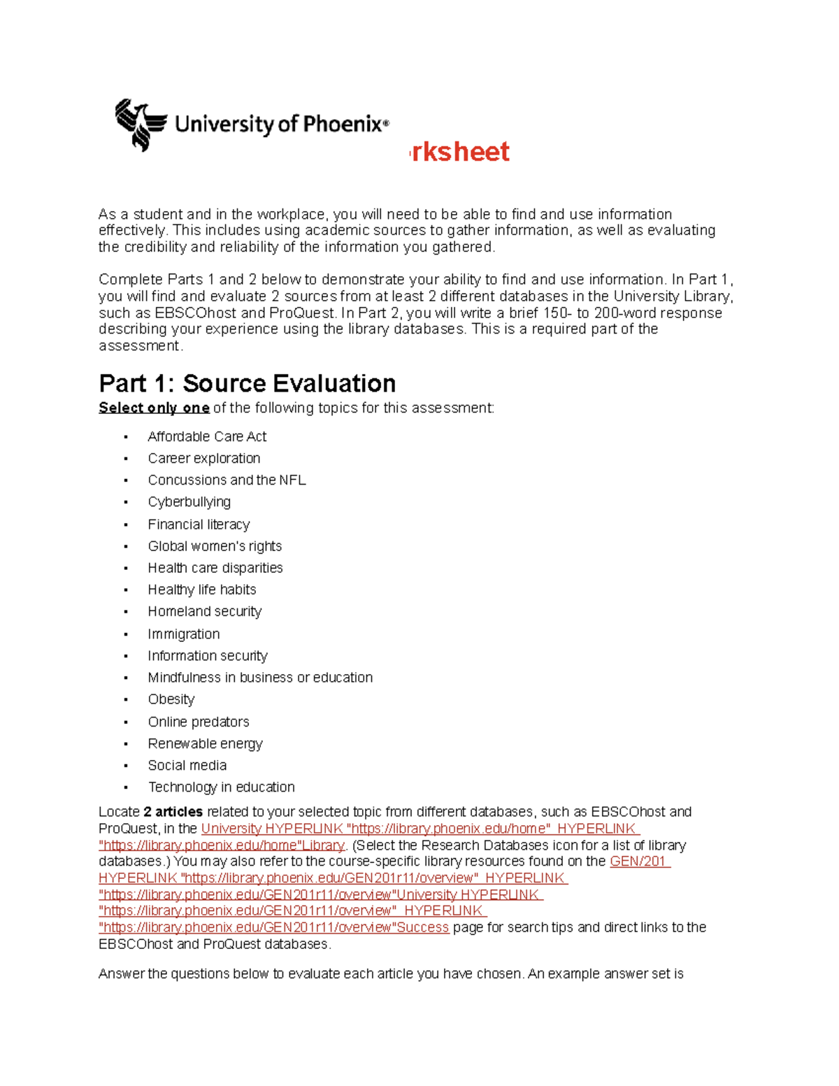 Gen201 v12 wk4 information literacy worksheet draft complete ...