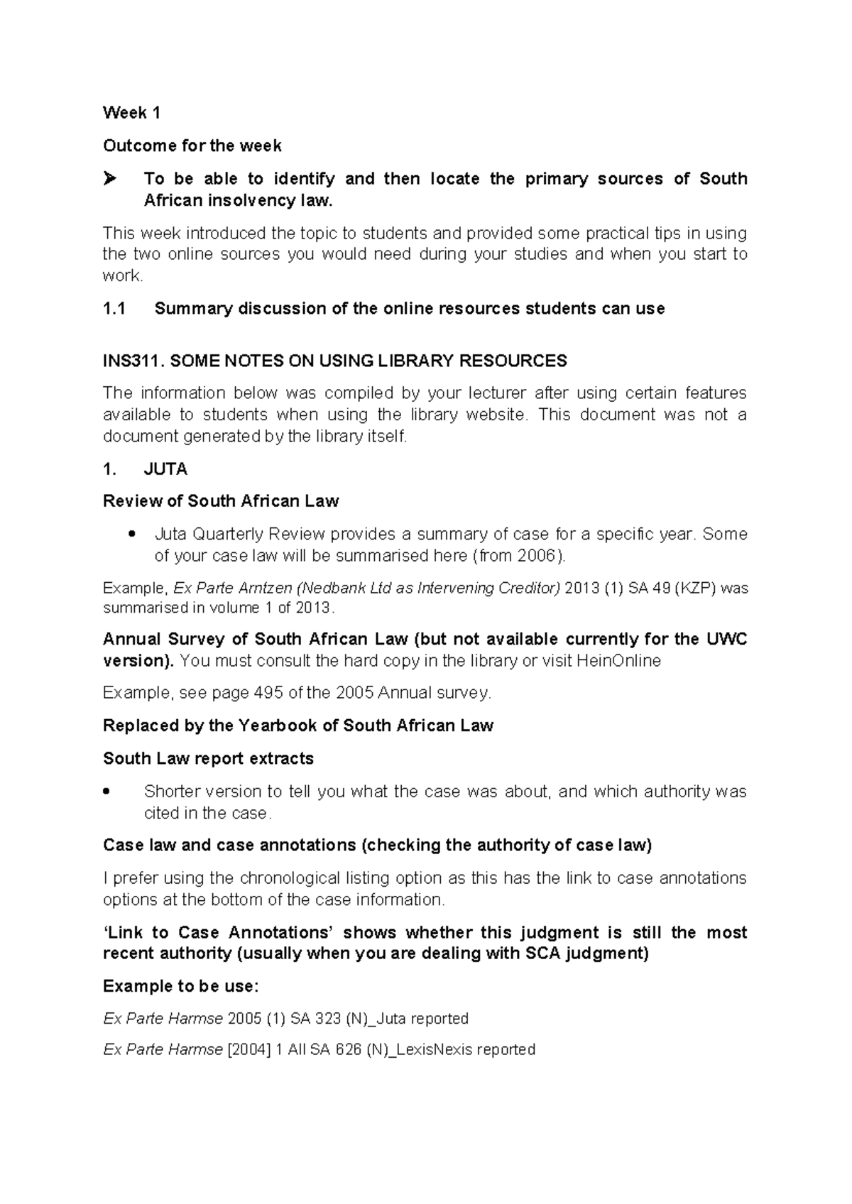Week+1.Sources+introduction - Week 1 Outcome for the week To be able to ...