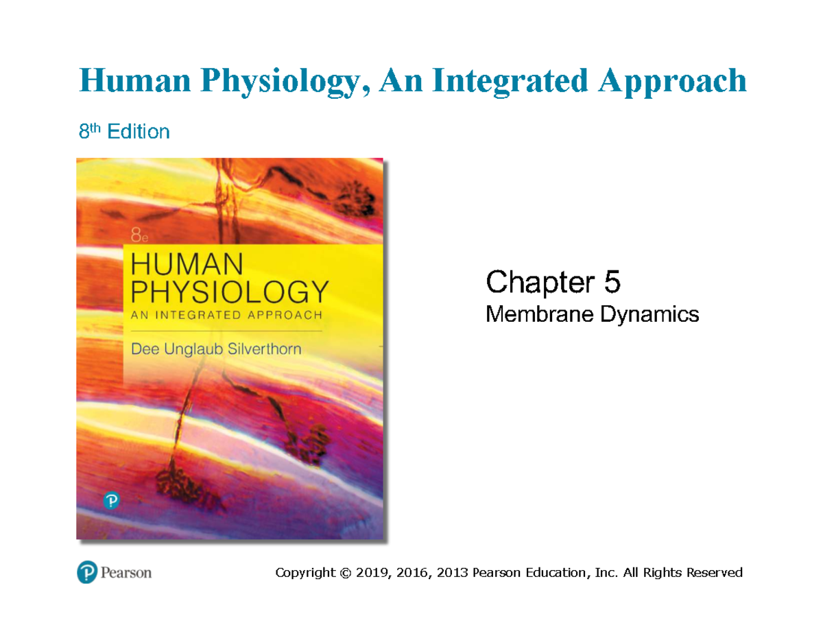Chapter 5 - Membrane Transport and Dynamics in Human Physiology - Human ...