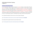Parallel and Distributed Computing - CS621 - VU - Studocu