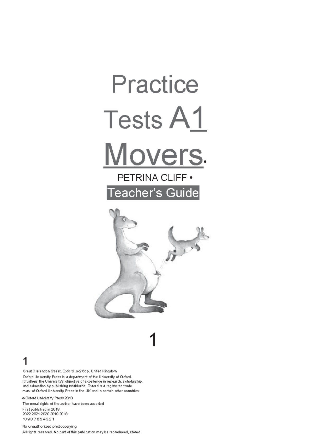 Young learners tests ceq movers teachers notes - CAMBRIDGE ENGLISH ...