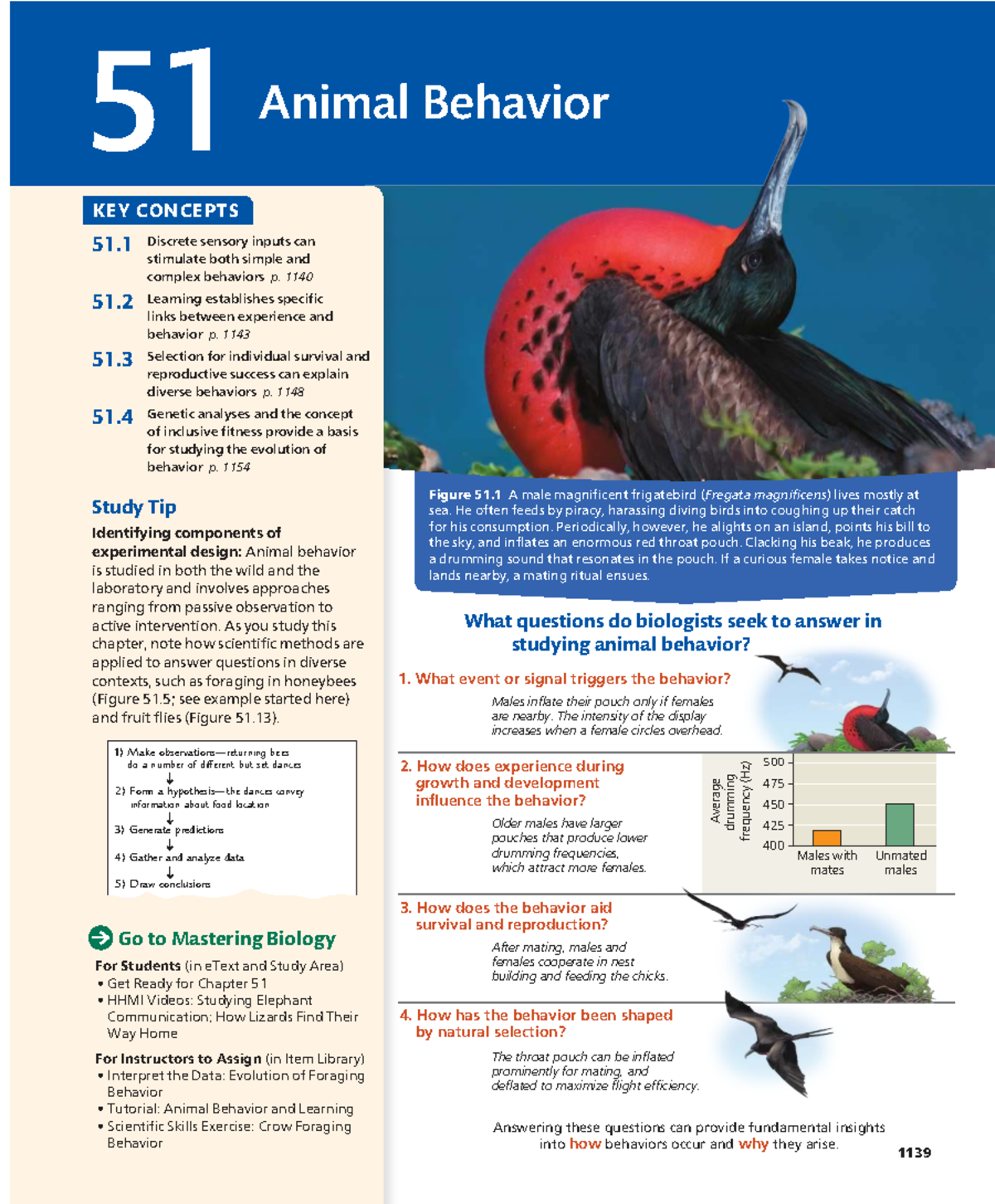 Chapter 51: Key Concepts in Animal Behavior (Biology 101) - Studocu
