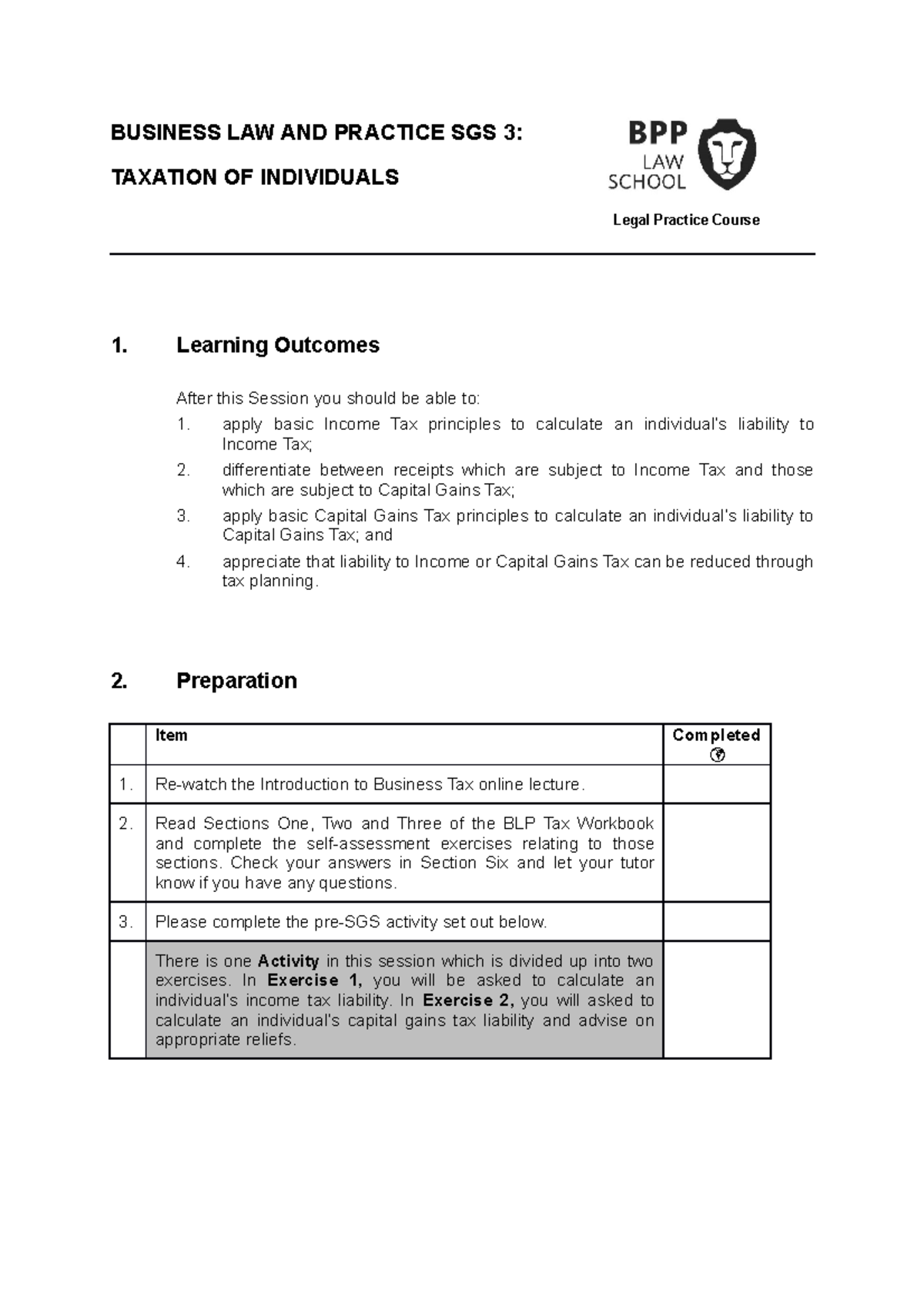 Business SGS 3 - SGS activity 3 solution - BUSINESS LAW AND PRACTICE ...