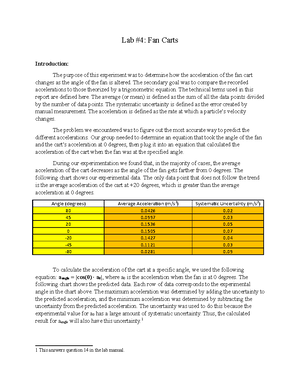 Lab 1 Template - Lab 1 excel sheet ...